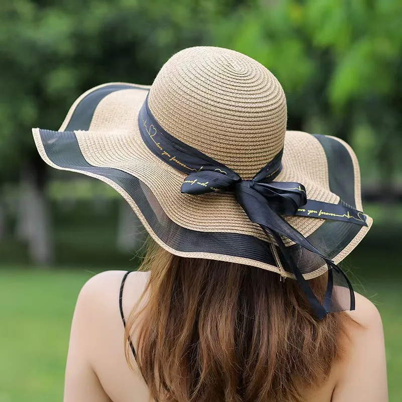 2026 New Beach Straw Hat For Women In Summer Korean Style Large Brim Sun Protection Hat Versatile Fashion Vacation Beach Hat 17 S7b55a5dc06214d9ea243121f403b4ac3f