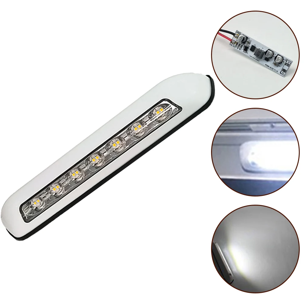 1pc Universal White 6000K RV Awning Light 12V/24V 8W 10LED Porch Lamp IP67 Waterproof Outdoor Lighting For Ships/ RVs/ Campers
1pc Universal White 6000K RV Awning Light 12V/24V 8W 10LED Porch Lamp IP67 Waterproof Outdoor Lighting For Ships/ RVs/ Campers