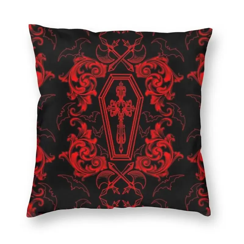 Gothic Vampire Cushion Cover 45x45cm Halloween Haunted Mansion Soft Luxury Pillows Home Decoration
Gothic Vampire Cushion Cover 45x45cm Halloween Haunted Mansion Soft Luxury Pillows Home Decoration