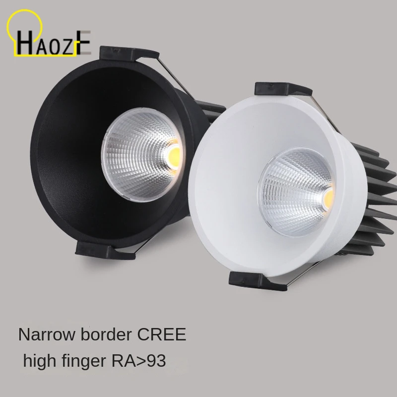 Haoze Deep Anti-Glare Spotlight COB Ceiling Light Embedded High Display Index Without Main Light Lighting Borderless Spotlight
Haoze Deep Anti-Glare Spotlight COB Ceiling Light Embedded High Display Index Without Main Light Lighting Borderless Spotlight