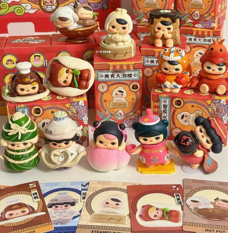 New Biqi Pucky Elf Food Restaurant Series Lucky Box Model Decorative Gifts Doll Action Figure Toys Caixas Collectible Figurine M 
New Biqi Pucky Elf Food Restaurant Series Lucky Box Model Decorative Gifts Doll Action Figure Toys Caixas Collectible Figurine M