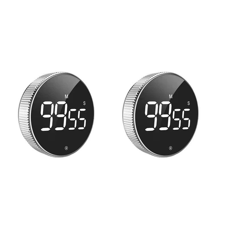 2X Magnetic Digital Timer For Kitchen Cooking Shower Study Stopwatch LED Counter Alarm Remind Manual Promotion
2X Magnetic Digital Timer For Kitchen Cooking Shower Study Stopwatch LED Counter Alarm Remind Manual Promotion