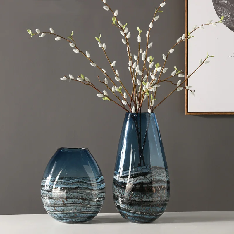 Nordic glass vase decorations dried flowers flower arrangement living room table ornaments
Nordic glass vase decorations dried flowers flower arrangement living room table ornaments