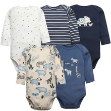 2023 Spring Autumn Baby Bodysuits Long Sleeve Baby Boy Girl Clothes 100% Cotton Bebe Jumpsuit Newborn Body Infant 0-24Month
