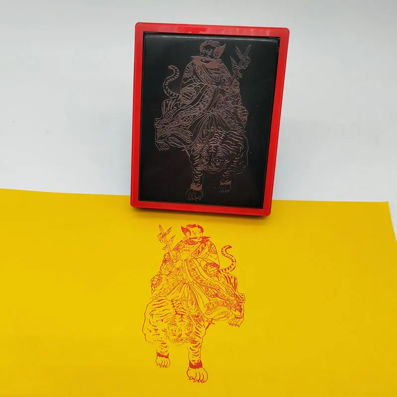 Zhang Daoling, Zhang Tianshi's tiger riding seal, portrait seal of Taoist ancestors, automatic oil release, photosensitive seal
Zhang Daoling, Zhang Tianshi's tiger riding seal, portrait seal of Taoist ancestors, automatic oil release, photosensitive seal