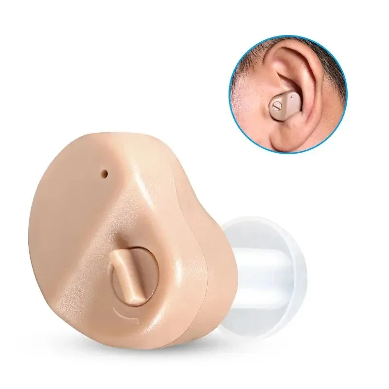

Mini Hearing Aids Invisible Hearing Aid Adjustable Volume Sound Amplifier For Deafness Elderly Inner Ear Hearing Device Dropship
