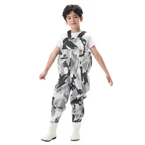 Kids Chest Waders Youth Fishing Waders For Toddler Children Water Proof  Camo Hunt & Fishing Waders With Boots - AliExpress