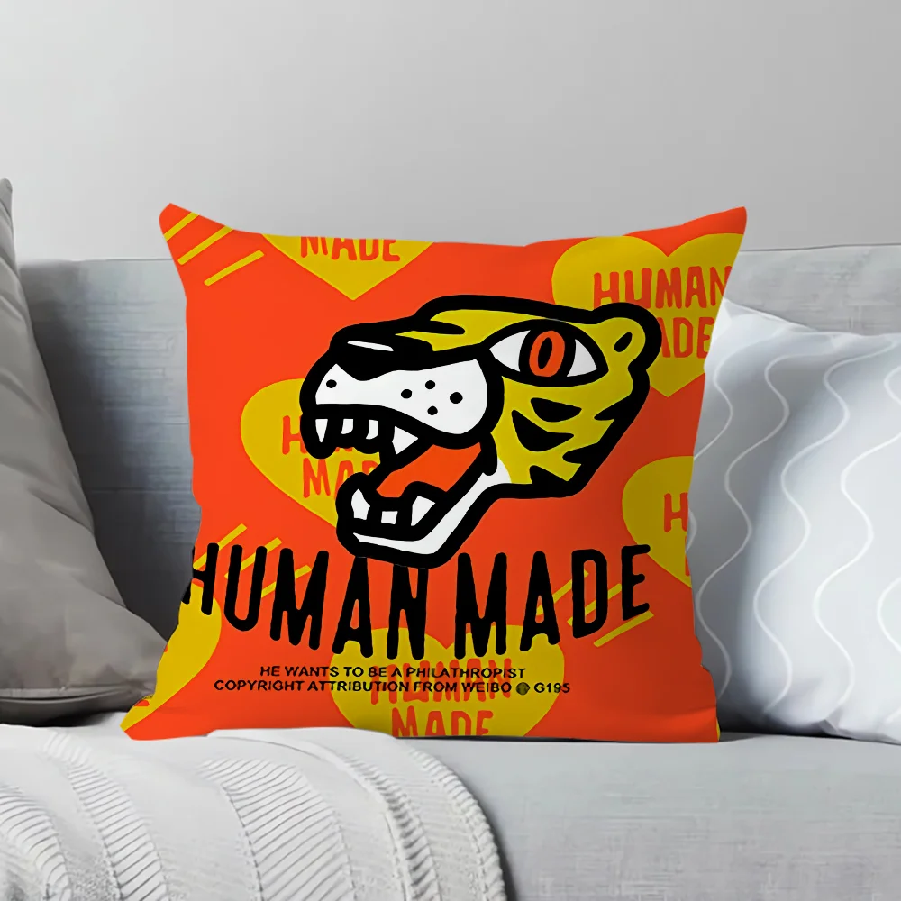 

Humans Made Covers for Bed Pillows Body Pillow Cover 45x45 Pillowcase Lounge Chairs Short Plush Sofa Cushion Pillowcases 40x40