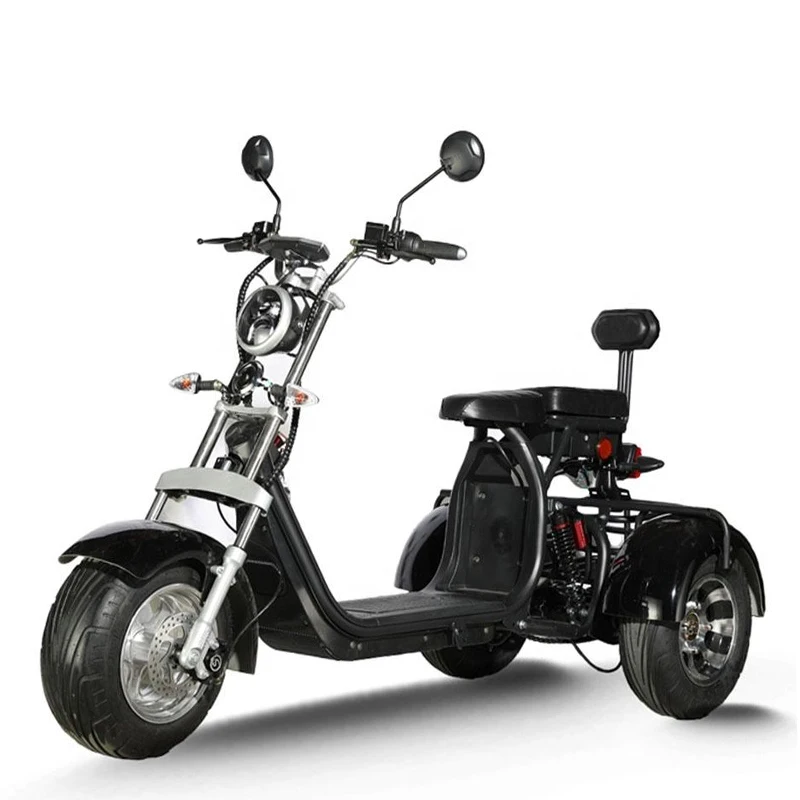 Eec certification 1500W/2000W 60V 3 wheel electric scooter max speed 41-50km/h Electric Tricycle
Eec certification 1500W/2000W 60V 3 wheel electric scooter max speed 41-50km/h Electric Tricycle