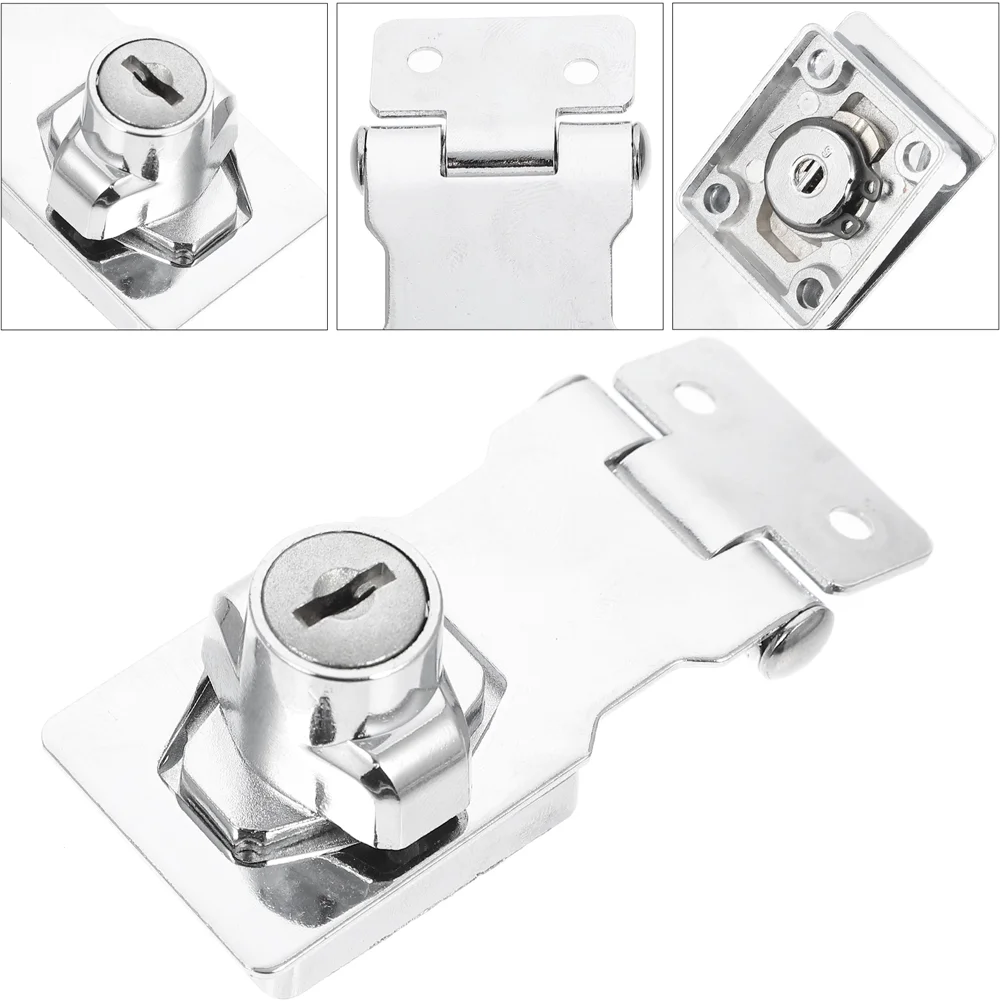 Cabinet File Lock (with Plate 25 Inches (bright)) Door Locks Heavy Duty Hasp Iron Safe Keyed
Cabinet File Lock (with Plate 25 Inches (bright)) Door Locks Heavy Duty Hasp Iron Safe Keyed