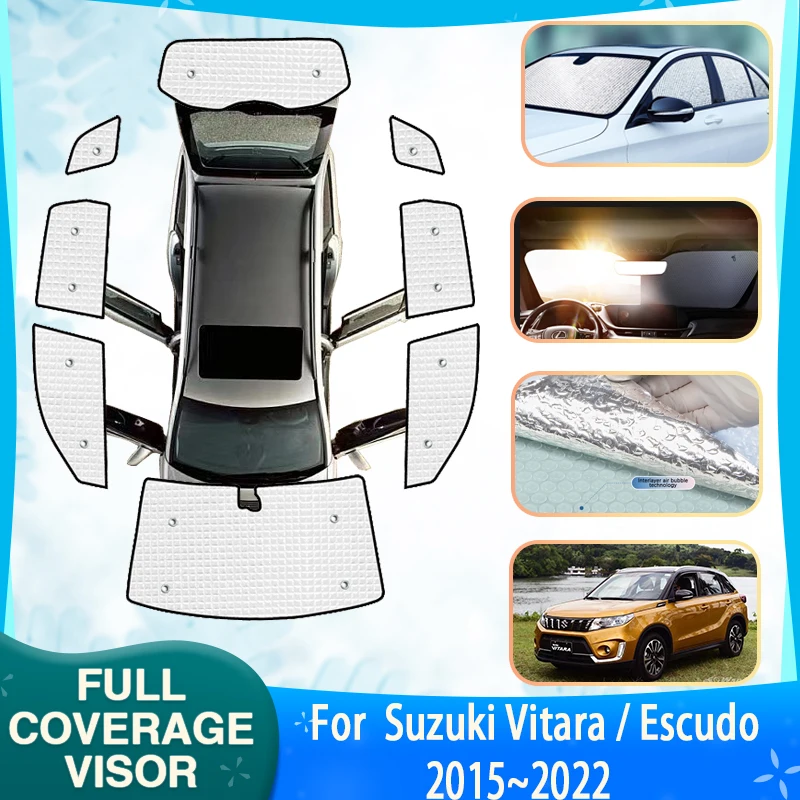 Anti-UV Car Full Sun Visors Cover For Suzuki Vitara Escudo LY 2015~2022 Car Windows Sunscreen Window Sunshades Auto Accessories
Anti-UV Car Full Sun Visors Cover For Suzuki Vitara Escudo LY 2015~2022 Car Windows Sunscreen Window Sunshades Auto Accessories
