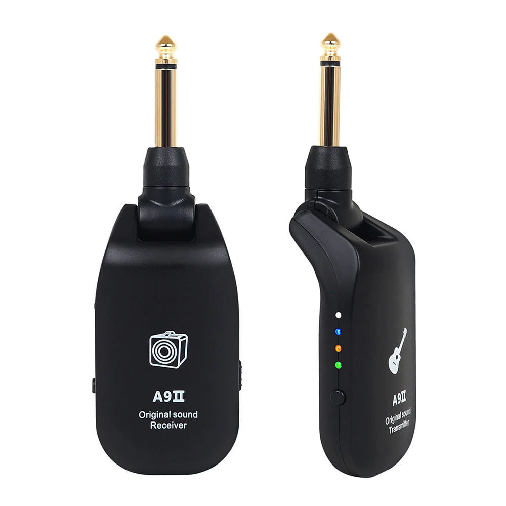 Guitar Wireless System Transmitter Receiver Built-in Rechargeable Wireless Guitar Transmitter Guitar Pickup Guitar Bass Parts
Guitar Wireless System Transmitter Receiver Built-in Rechargeable Wireless Guitar Transmitter Guitar Pickup Guitar Bass Parts