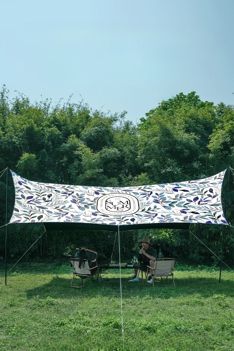 Camping Vinyl Canopy Tent Outdoor Portable Folding Printing Octagonal Butterfly-Shaped Camping Sunshade Pergola 
Camping Vinyl Canopy Tent Outdoor Portable Folding Printing Octagonal Butterfly-Shaped Camping Sunshade Pergola