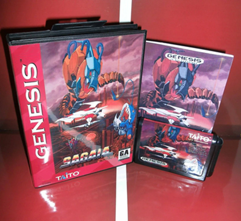 Sagaia с коробкой и ручным картриджем для 16-битной игровой карты Sega MD, Megadrive Genesis system
Sagaia с коробкой и ручным картриджем для 16-битной игровой карты Sega MD, Megadrive Genesis system