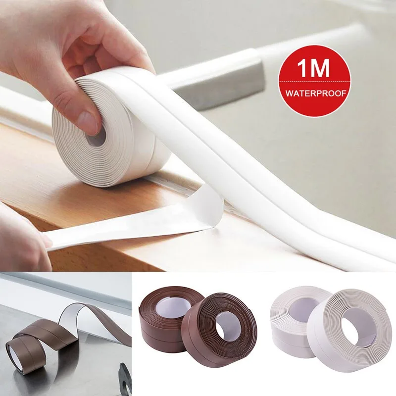 100/200/320cm Self Adhesive Bathroom Kitchen Sealing Tape Shower Bath Sink Caulk Sealing Strip Waterproof Wall Edge Sticker
100/200/320cm Self Adhesive Bathroom Kitchen Sealing Tape Shower Bath Sink Caulk Sealing Strip Waterproof Wall Edge Sticker