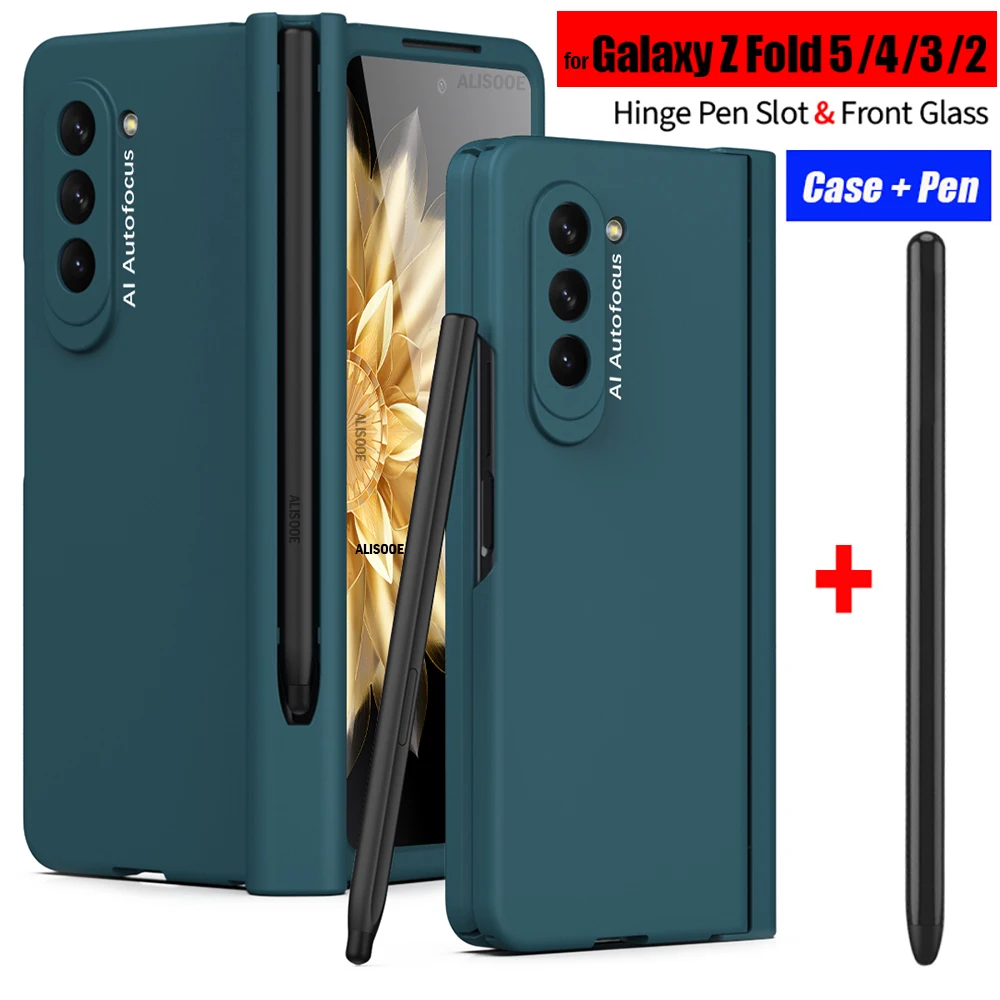 Z Fold 5 Case with Touch Pen for Samsung Galaxy Z Fold 5 4 3 2 5G Case Hinge Pen Slot Front Screen Glass Protect Capa Cover
Z Fold 5 Case with Touch Pen for Samsung Galaxy Z Fold 5 4 3 2 5G Case Hinge Pen Slot Front Screen Glass Protect Capa Cover