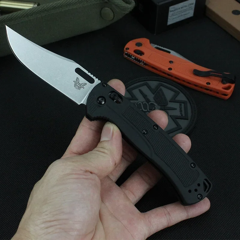 

Outdoor BENCHMADE 15535 Tactical Folding Knife Nylon Handle Portable Camping Survival Knives Pocket EDC Tool