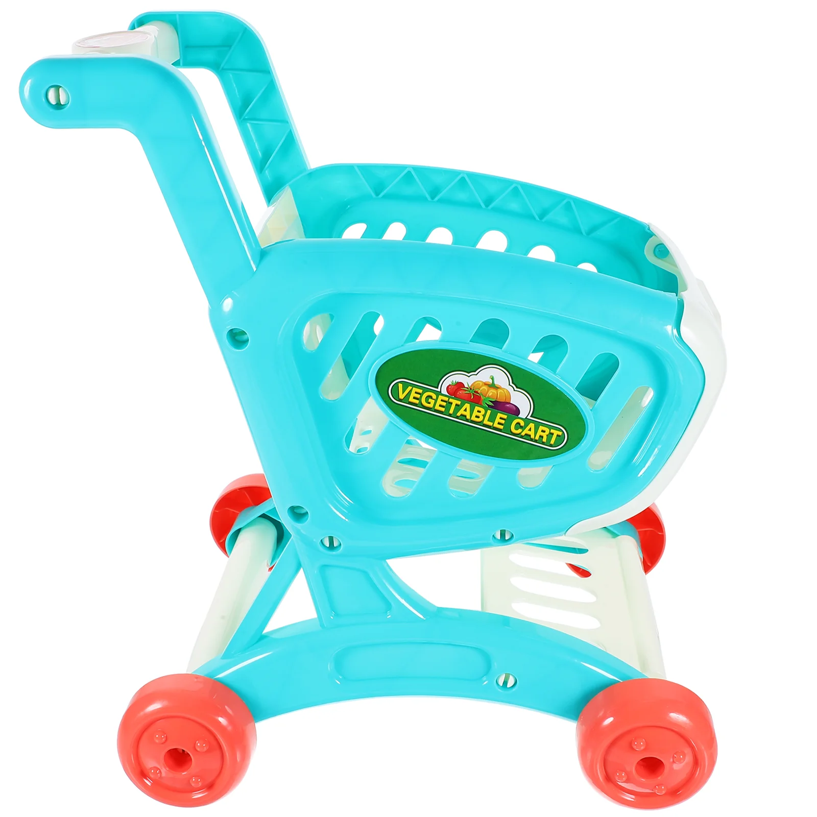 

Children's Shopping Cart Toys Simulated Trolley Storage Kids Playing Simulation Plastic Mini Dolls Rack Baby