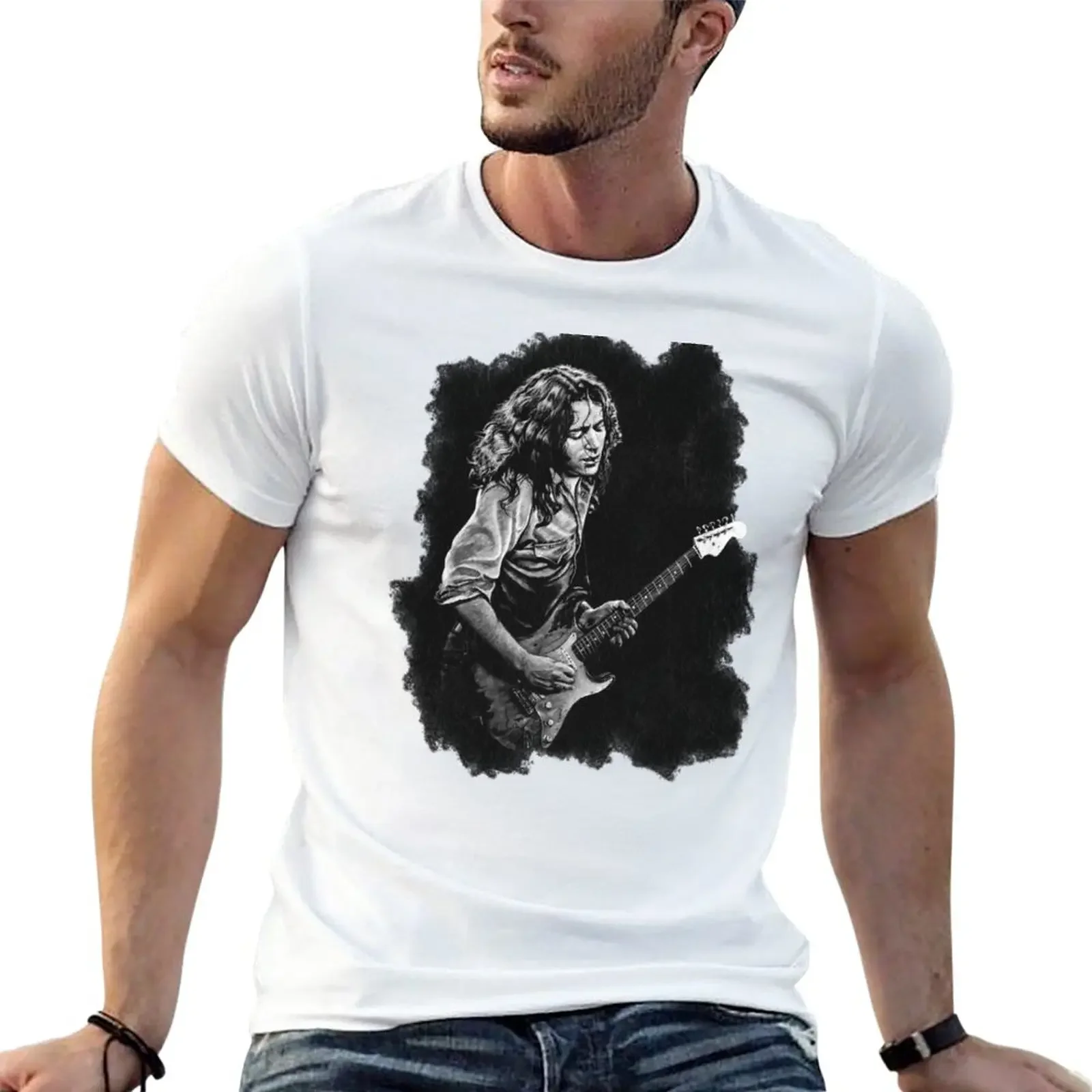Rory Gallagher drawing T-Shirt Aesthetic clothing Blouse summer clothes korean fashion tshirts for men 
Rory Gallagher drawing T-Shirt Aesthetic clothing Blouse summer clothes korean fashion tshirts for men