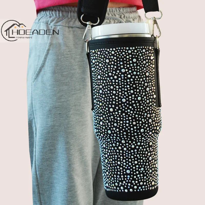 Сумка-держатель для бутылки с водой, с ремешком на плечо 
Сумка-держатель для бутылки с водой, с ремешком на плечо