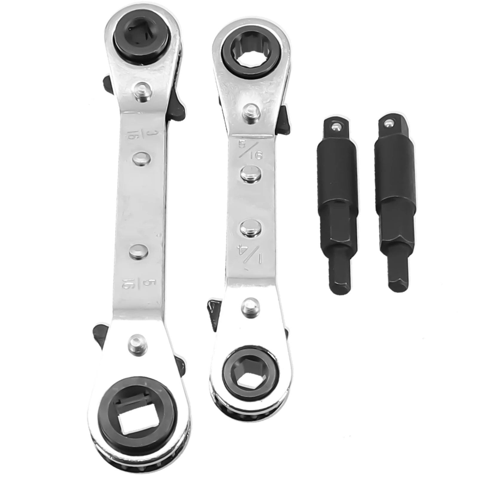 Double Head Ratchet Spanner Car Vehicle Refrigeration Hvac Repair Tools Universal Automotive Tool Ratchet Wrench 3/8 To 1/4 5/16
Double Head Ratchet Spanner Car Vehicle Refrigeration Hvac Repair Tools Universal Automotive Tool Ratchet Wrench 3/8 To 1/4 5/16