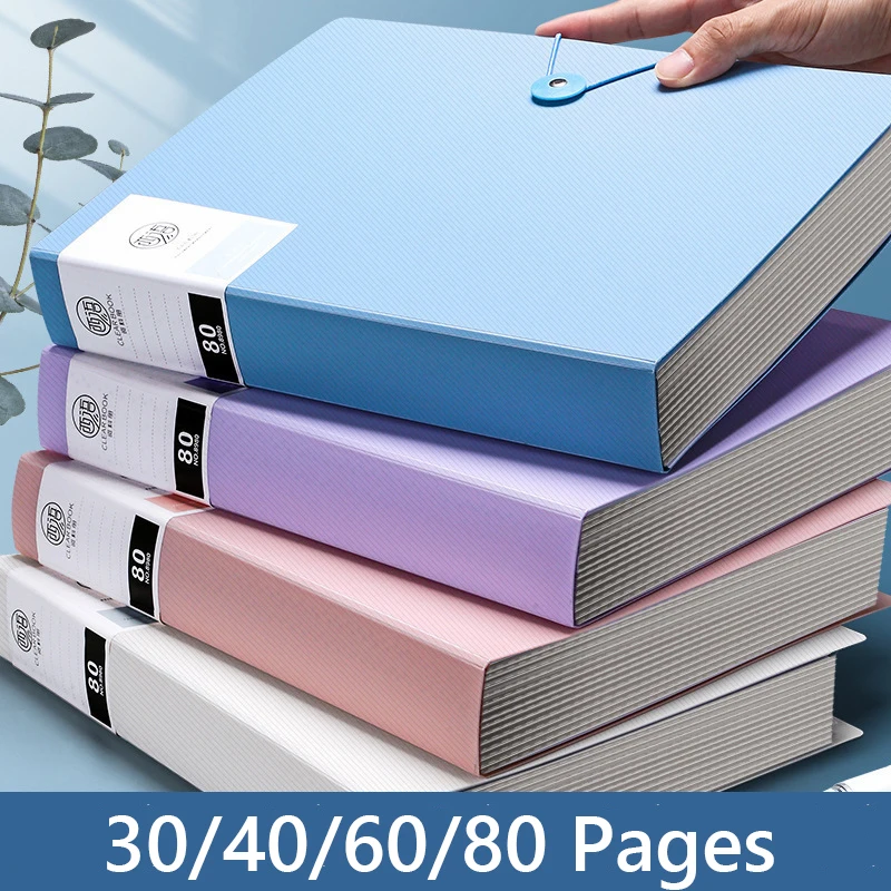 30/40/60/80Pages A4 File Organizer Data Book Document Bag With Rope Buckle Large Capacity File Folder Portfolio Office Supplies
30/40/60/80Pages A4 File Organizer Data Book Document Bag With Rope Buckle Large Capacity File Folder Portfolio Office Supplies