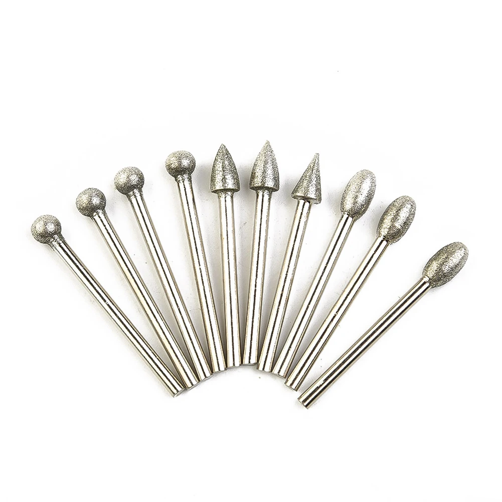 20pcs Diamond Grinding Burr Drill Bits, 3mm Shank Set for Rotary Tool, Ideal for Engraving, Polishing, Carving
20pcs Diamond Grinding Burr Drill Bits, 3mm Shank Set for Rotary Tool, Ideal for Engraving, Polishing, Carving