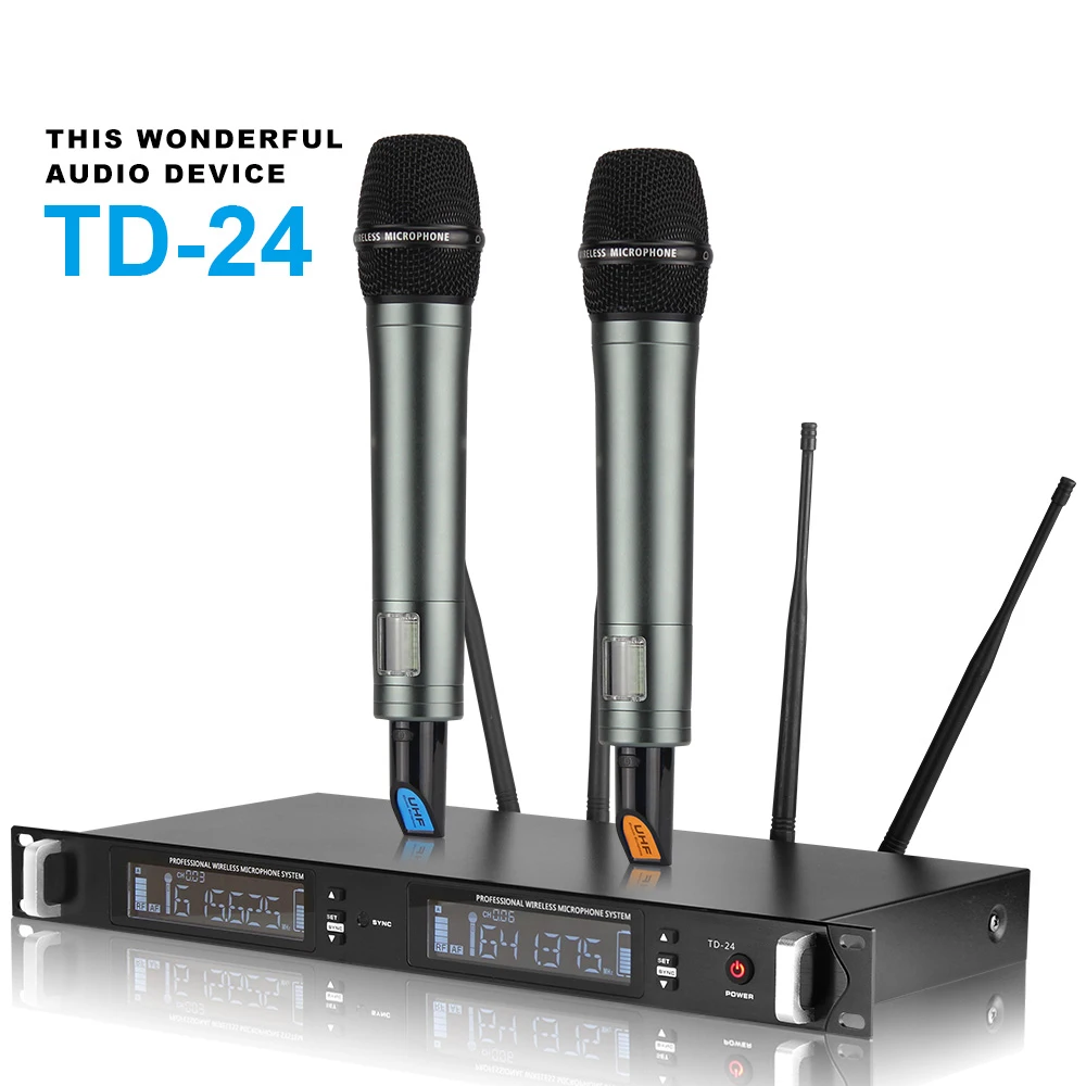 4 antenna 200 Channel Dual UHF Professional Wireless Microphone System Karaoke, Wedding, Conference, Meeting, Stage
4 antenna 200 Channel Dual UHF Professional Wireless Microphone System Karaoke, Wedding, Conference, Meeting, Stage