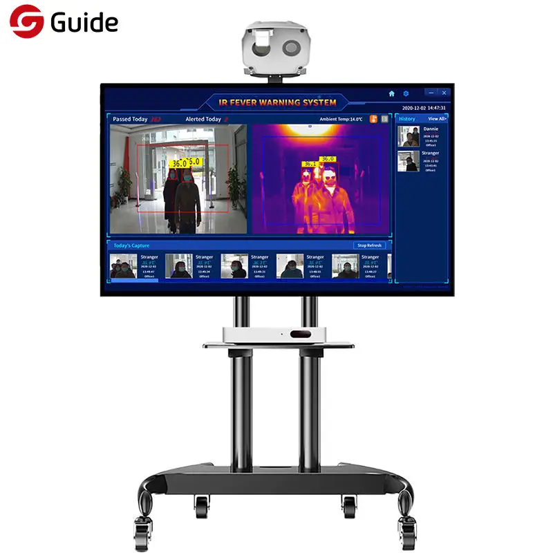 Guide QT210 Thermal Scanner KIOSKS 256*192 Thermal Camera Temperature Measurement for Public Health Protection
Guide QT210 Thermal Scanner KIOSKS 256*192 Thermal Camera Temperature Measurement for Public Health Protection