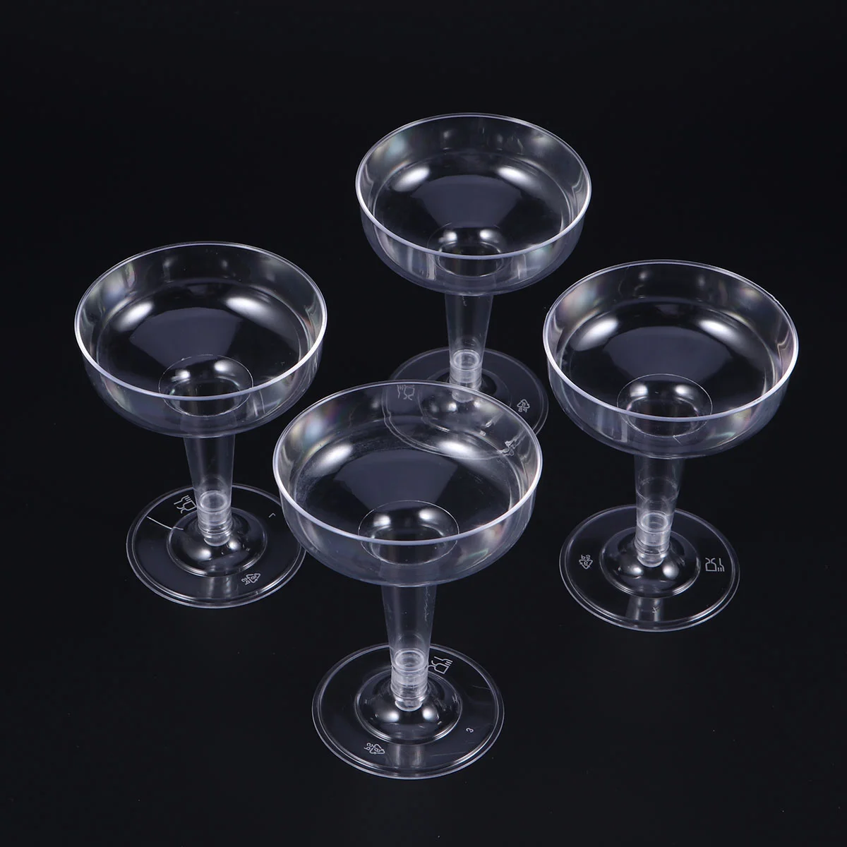 Disposable Cocktail Glass Transparent Champagne Cups Safe Drinking Cups Goblet Party Supplies for Wedding Banquet (120ml)
Disposable Cocktail Glass Transparent Champagne Cups Safe Drinking Cups Goblet Party Supplies for Wedding Banquet (120ml)