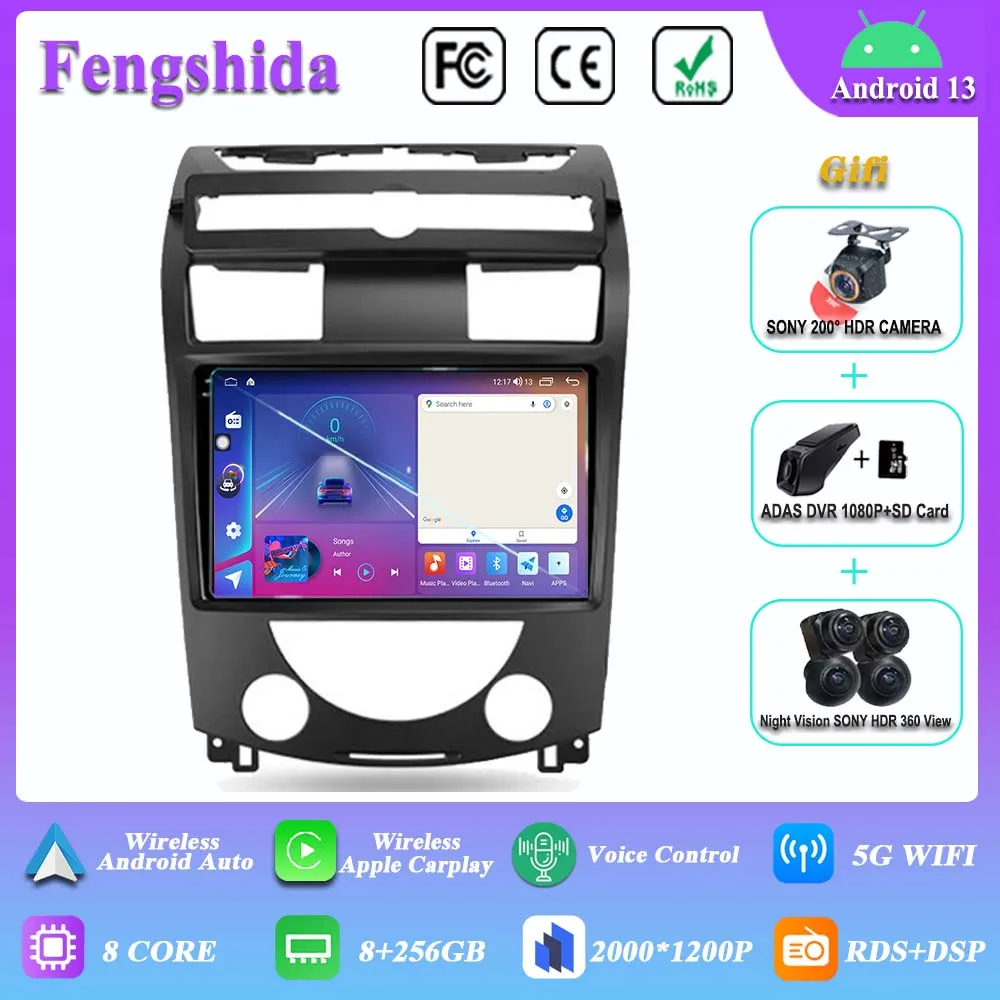 Android 13 For SsangYong Rexton Y250 II 2 2006 Car Dvd Radio Stereo Head Unit Multimedia Player GPS Navigation QLED Screen wifi
Android 13 For SsangYong Rexton Y250 II 2 2006 Car Dvd Radio Stereo Head Unit Multimedia Player GPS Navigation QLED Screen wifi