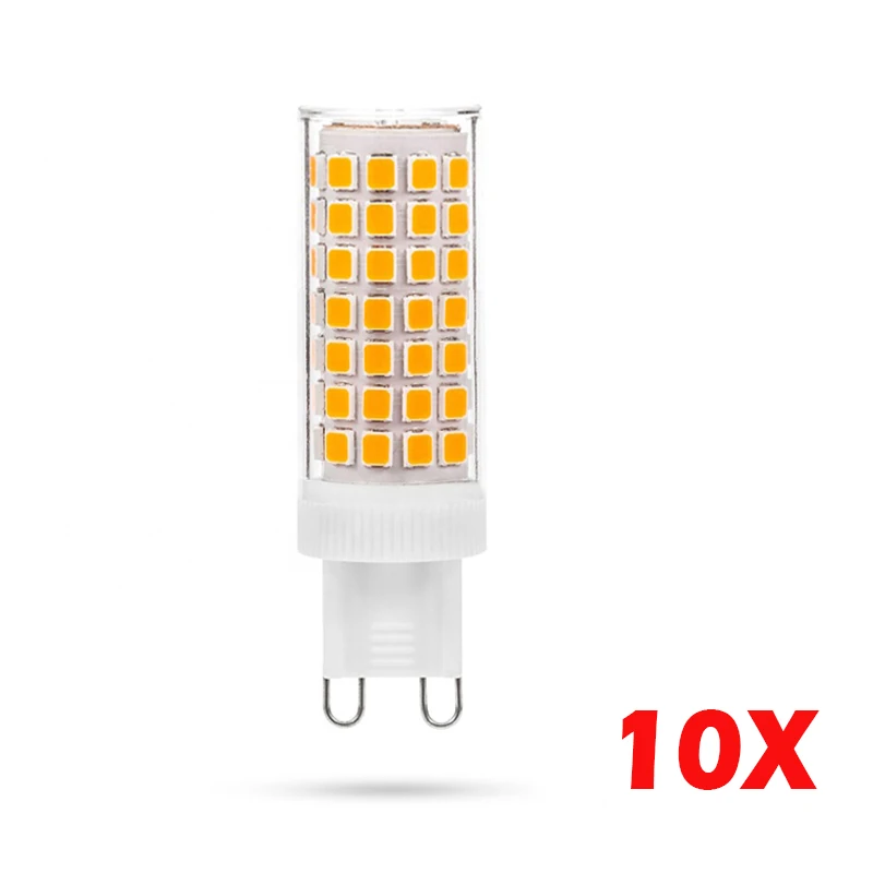 

10pcs/lot Dimmable G9 LED Bulb AC220V 110V 15W 2835SMD 88Leds Super Bright Lampada 3000K 4000K 6500K LED Lamp For Home Lighting