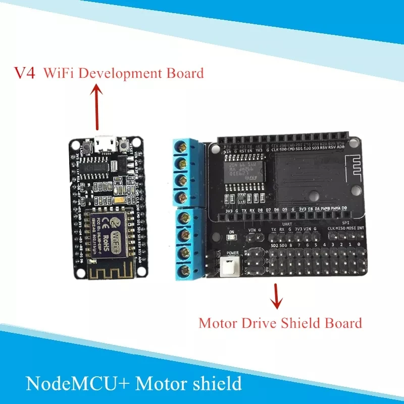 Плата для разработки NodeMCU ESP8266 плата привода двигателя WiFi ESP 12F | Игрушки и хобби