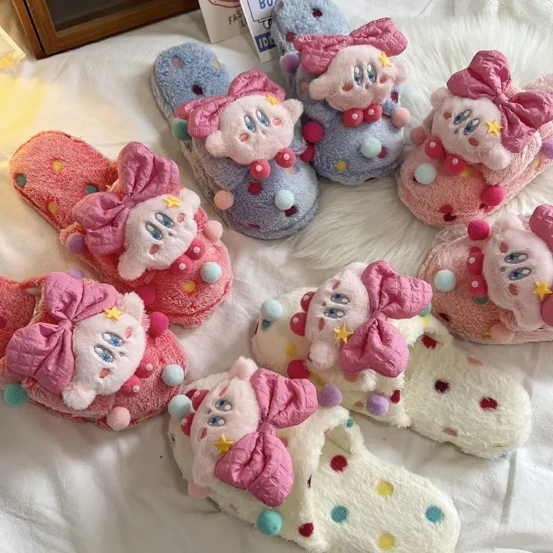 Kawaii Cute Kirby Cotton Slippers Plush Slippers Home Shoes Autumn Winter Soft Sole Non Slip Comfort Anime Friend Gift Birthday
Kawaii Cute Kirby Cotton Slippers Plush Slippers Home Shoes Autumn Winter Soft Sole Non Slip Comfort Anime Friend Gift Birthday