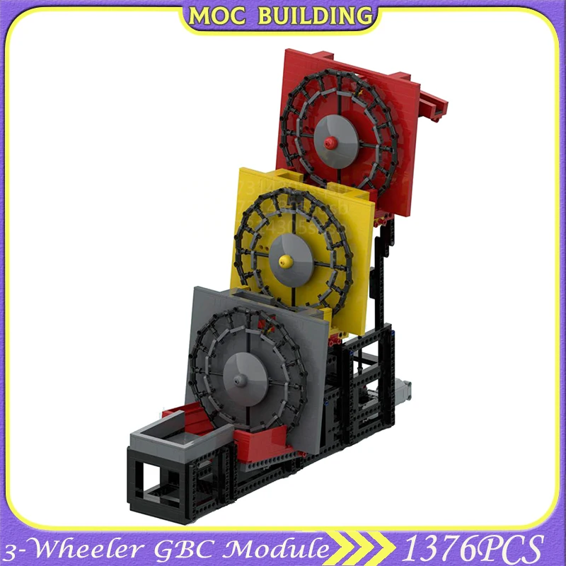 

MOC Building Blocks 3-Wheeler GBC Module DIY Assembly Bricks MOC Sets Education Toys Birthday CollectionGifts