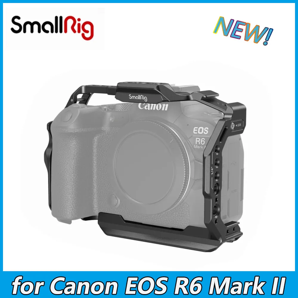 Клетка SmallRig с креплением для холодного башмака с резьбовыми отверстиями для Canon EOS R6 Mark II 4159
Клетка SmallRig с креплением для холодного башмака с резьбовыми отверстиями для Canon EOS R6 Mark II 4159