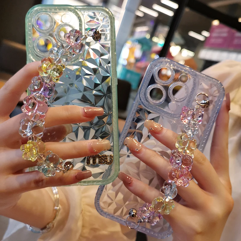 Чехол для телефона IPhone 14 Pro Max, роскошный розовый прозрачный чехол для IPhone 14, защитный чехол, браслет с медведем и цепочкой на запястье
Чехол для телефона IPhone 14 Pro Max, роскошный розовый прозрачный чехол для IPhone 14, защитный чехол, браслет с медведем и цепочкой на запястье