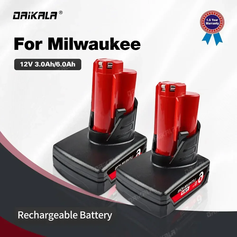 NEW 12v Battery for Milwaukee M12 M12B4 M12B2 4932451395 XC Cordless Tools 48-11-2402 48-11-2411 Batteries 48-11-2401
NEW 12v Battery for Milwaukee M12 M12B4 M12B2 4932451395 XC Cordless Tools 48-11-2402 48-11-2411 Batteries 48-11-2401
