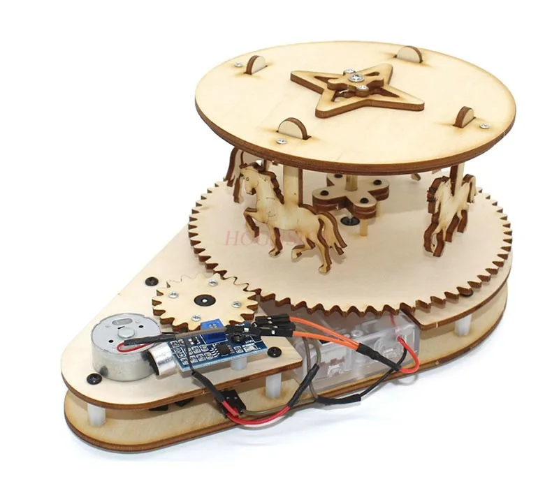physical experiment equipment Voice-activated carousel electronic circuit sound automatic induction model toy DIY hand-assembled
physical experiment equipment Voice-activated carousel electronic circuit sound automatic induction model toy DIY hand-assembled