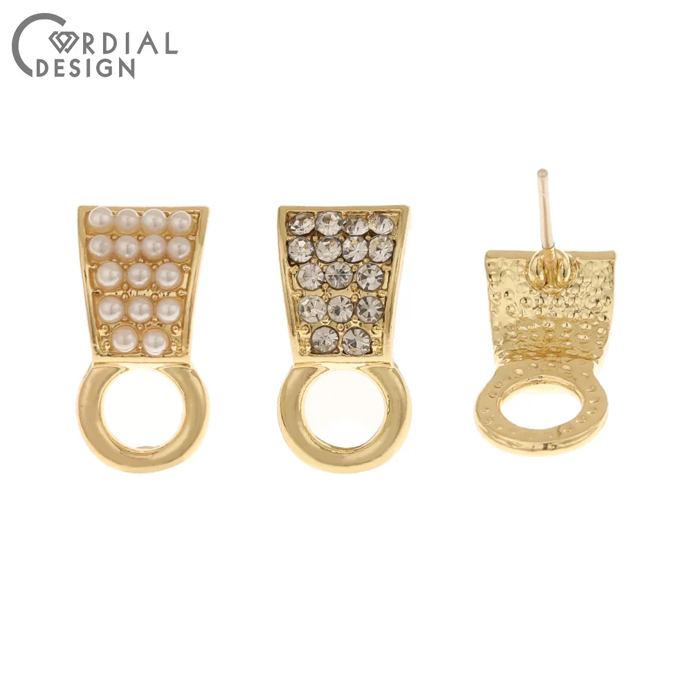 Cordial Design 100Pcs 7*15MM Jewelry Accessories/Rhinestone Earrings Stud/Hand Made/DIY Making/Imitation Pearl/Earring Findings
Cordial Design 100Pcs 7*15MM Jewelry Accessories/Rhinestone Earrings Stud/Hand Made/DIY Making/Imitation Pearl/Earring Findings