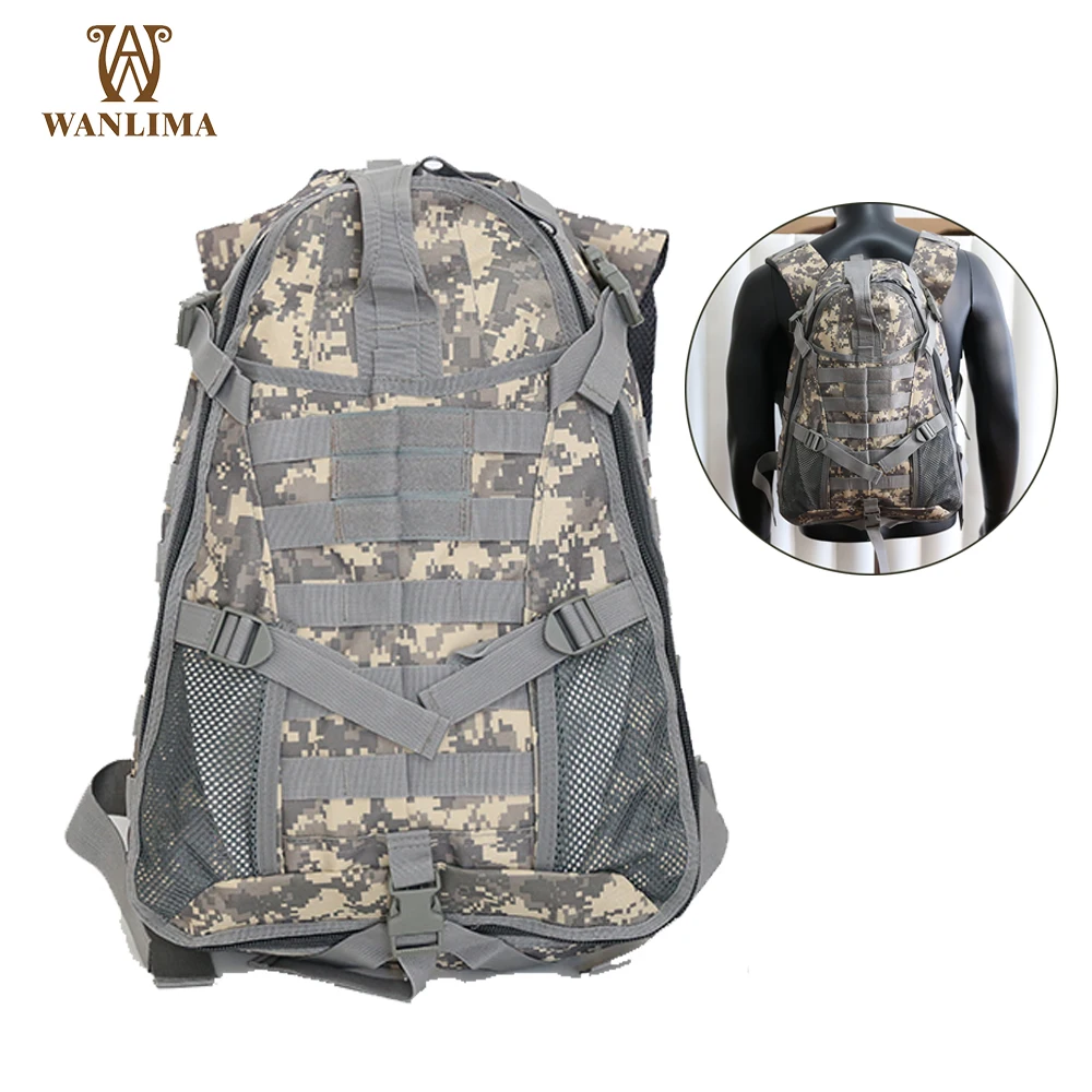 Wanlima Hiking Climbing Shoulder Bag Outdoor Sports Camouflage Duffel Bags CS Tactical Backpack 2 in 1 Multifunctional Pack
Wanlima Hiking Climbing Shoulder Bag Outdoor Sports Camouflage Duffel Bags CS Tactical Backpack 2 in 1 Multifunctional Pack
