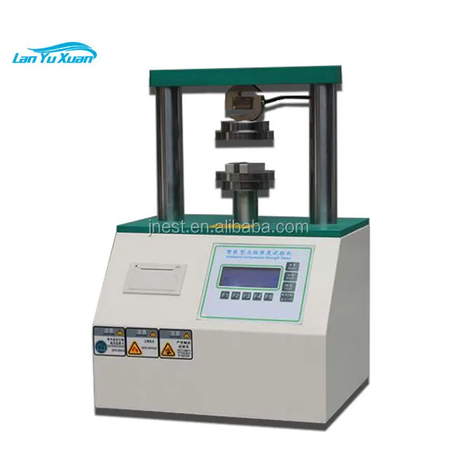 

2000N Cardboard Paper Paperboard ECT RCT PAT CCT CMT Crush Pressure Tester