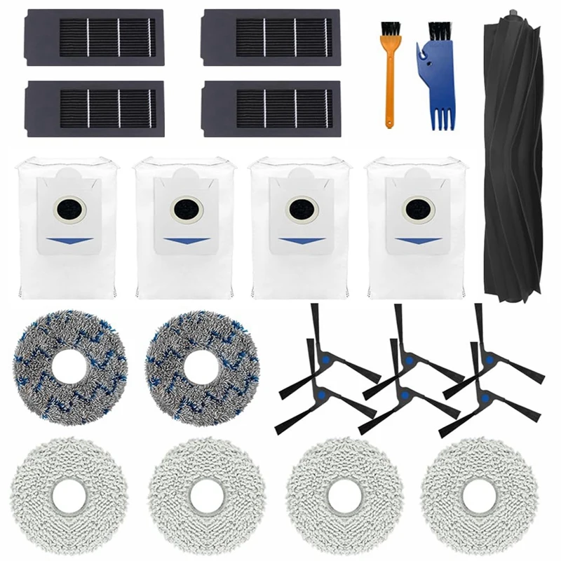 Parts Accessories Set Compatible For Ecovacs Deebot X2 Omni Replacement Parts Main Brush, Side Brushes, Filters, Mops, Dust Bags
Parts Accessories Set Compatible For Ecovacs Deebot X2 Omni Replacement Parts Main Brush, Side Brushes, Filters, Mops, Dust Bags