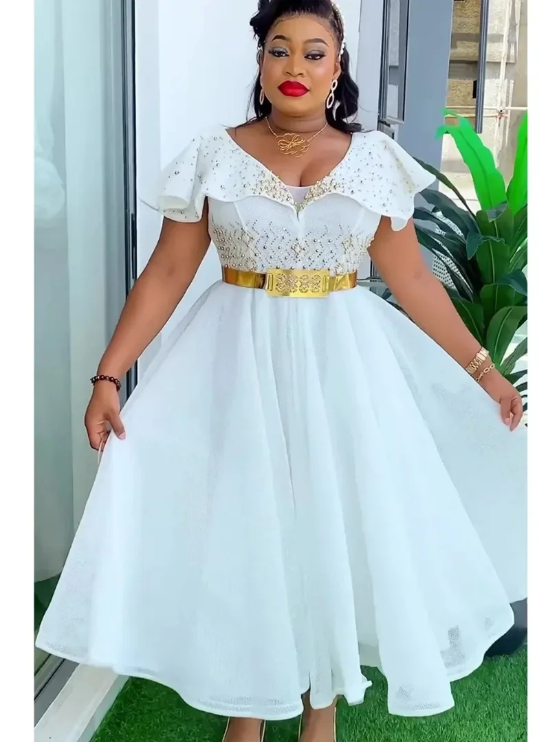 Plus Size African Wedding Party Dresses for Women 2024 New Dashiki Ankara Evening Gown Elegant Turkey Outfit Robe Africa Clothes
Plus Size African Wedding Party Dresses for Women 2024 New Dashiki Ankara Evening Gown Elegant Turkey Outfit Robe Africa Clothes