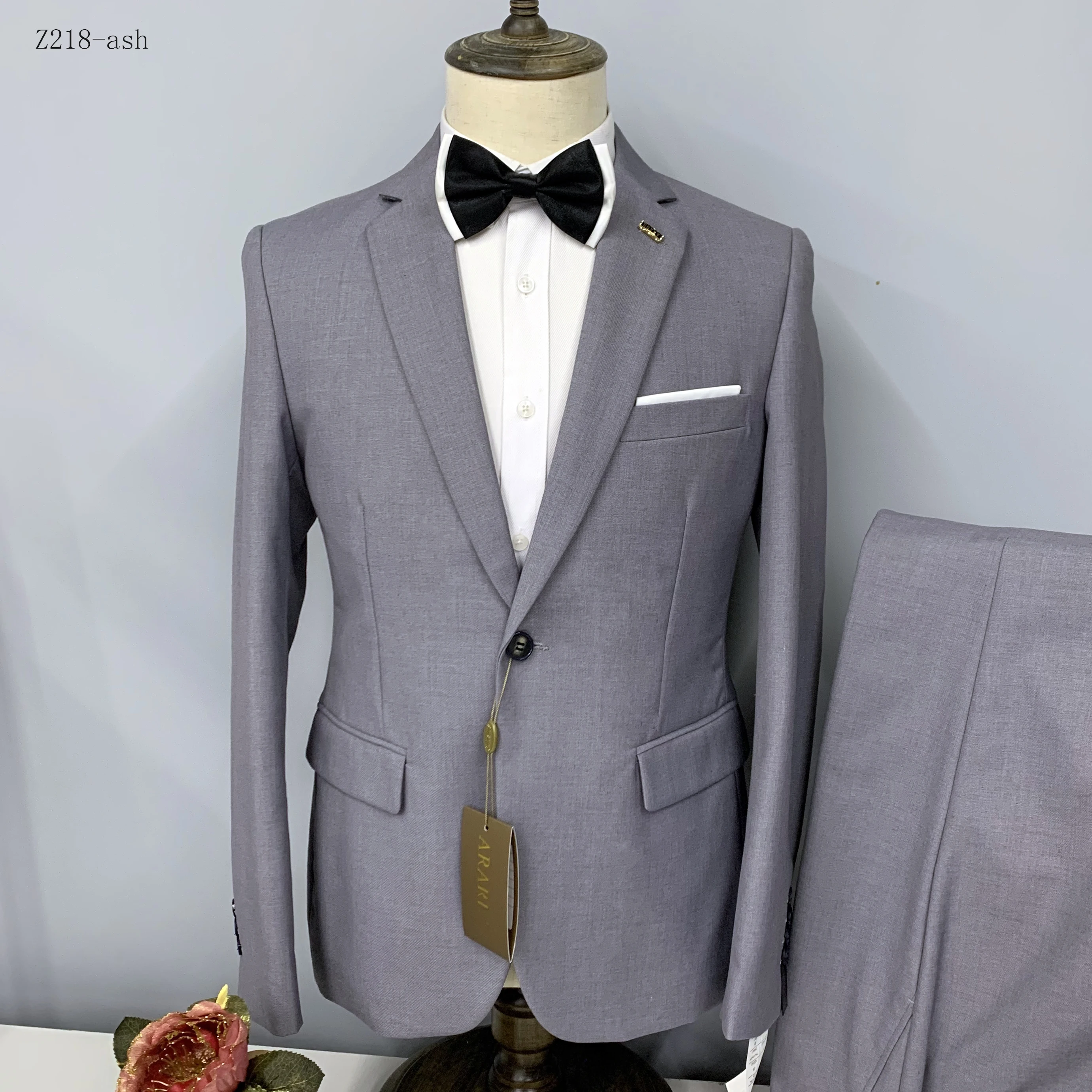 2023 New Men's Set Premium Silver Grey Suit Classic Single Breasted Party Office Wedding Two Piece Set (Jacket+Pants)
2023 New Men's Set Premium Silver Grey Suit Classic Single Breasted Party Office Wedding Two Piece Set (Jacket+Pants)