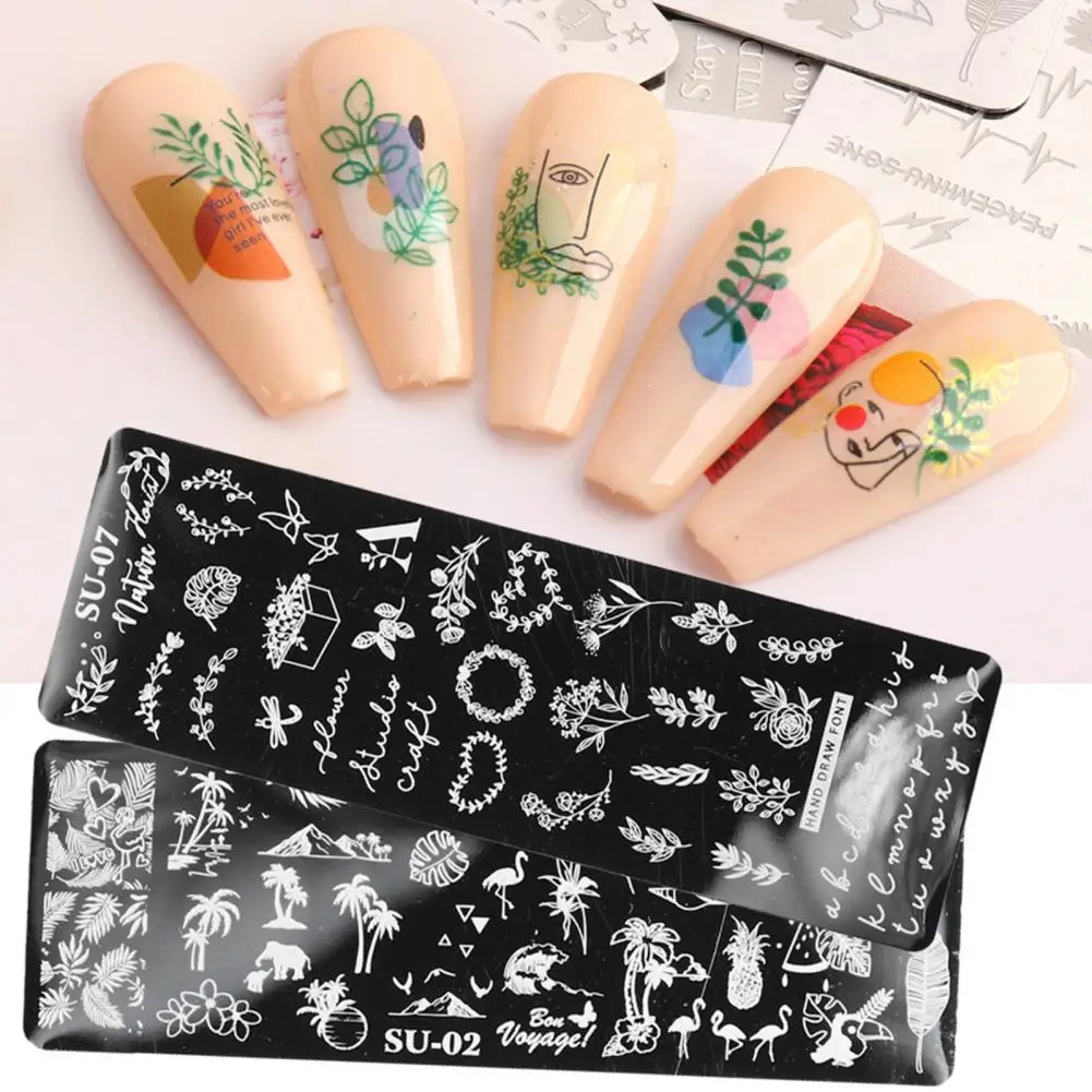 Nail Stamping Plates Human Face Design Multiple Pictures Solid Manicure Art Stainless Steel Printing Plate for Girl
Nail Stamping Plates Human Face Design Multiple Pictures Solid Manicure Art Stainless Steel Printing Plate for Girl