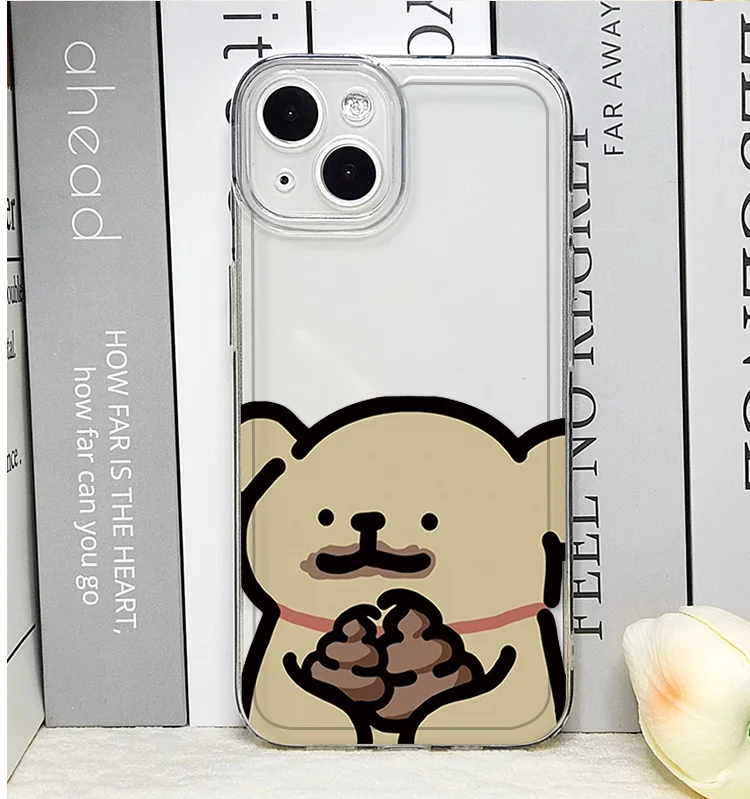 Funny Cartoon Animal Line Dog Couple Phone Case for IPhone 16 15 14 11 Pro Max 13 12 Mini XR XS X 7 8 16 Plus SE2 Soft TPU Cover Funny Cartoon Animal Line Dog Couple Phone Case for IPhone 16 15 14 11 Pro Max 13 12 Mini XR XS X 7 8 16 Plus SE2 Soft TPU Cover