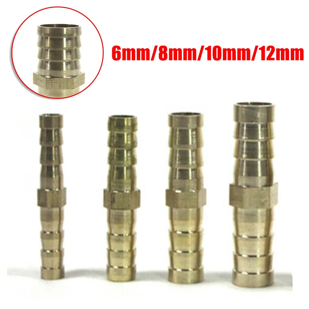 6/8/10/12mm Brass Straight Hose Pipe Fitting Equal Barb Gas Copper Barbed Coupler Connector Adapter Pipe Fitting Part
6/8/10/12mm Brass Straight Hose Pipe Fitting Equal Barb Gas Copper Barbed Coupler Connector Adapter Pipe Fitting Part