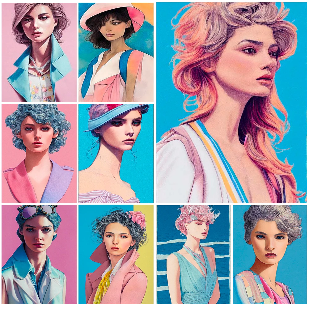 Modern Girl Fashion Illustration Model Poster Wall Art Canvas Painting Home Decor Wall Pictures For Living Room Unframed
Modern Girl Fashion Illustration Model Poster Wall Art Canvas Painting Home Decor Wall Pictures For Living Room Unframed