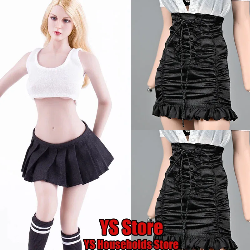 2 Styles 1/6 Female Soldier Lace Pleated Straps Hip Wrap High Waist Skirt Solid Color JK Uniform Accessory for 12” Figure Body
2 Styles 1/6 Female Soldier Lace Pleated Straps Hip Wrap High Waist Skirt Solid Color JK Uniform Accessory for 12” Figure Body